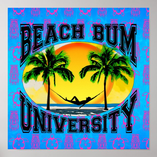 Poster Beach Bum University (Frente)