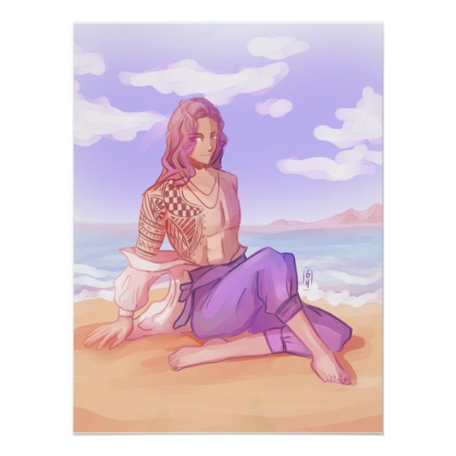 Póster Beach dude  (Frente)