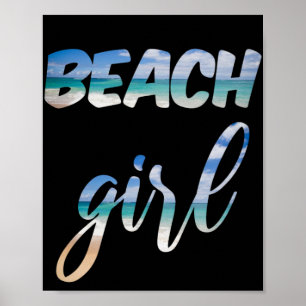 Poster Beach Girl