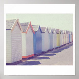 Poster Beach Huts