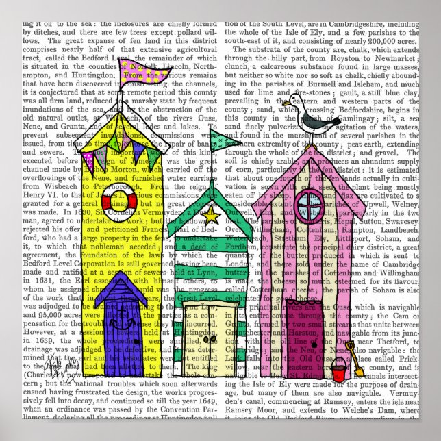 Poster Beach Huts (Frente)