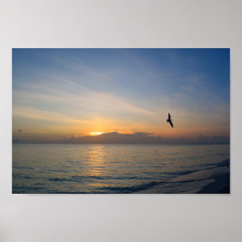 Poster Beach Ocean Sunset Photo 195