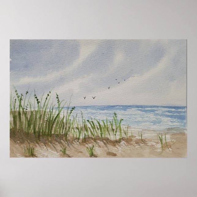 Poster Beach painting  (Frente)