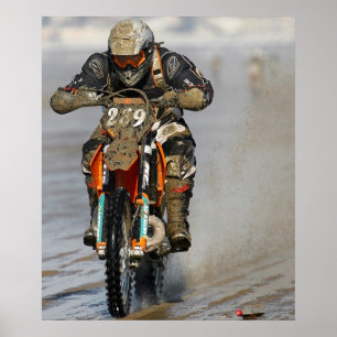 Póster Beach Race