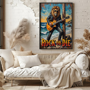 Poster Beach Rocker: Leão