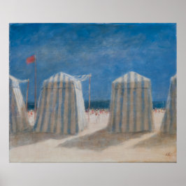 Poster Beach Tents Brittany 2012