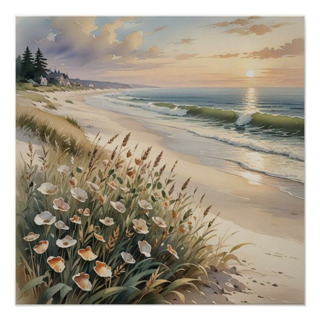 Póster beach wall art (Frente)