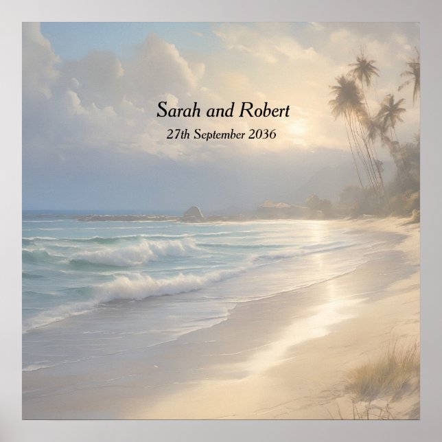 Poster Beach Wedding (Frente)