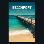 Poster Beachport Austrália Viagem Art Vintage<br><div class="desc">Design de viagem do vetor retrorreflector de Beachport. Beachport,  Austrália,  é uma charmosa cidade costeira na costa de Limestone,  no sul da Austrália,  conhecida por suas praias atordoantes,  jato longo e cenas unidades costeiras.</div>