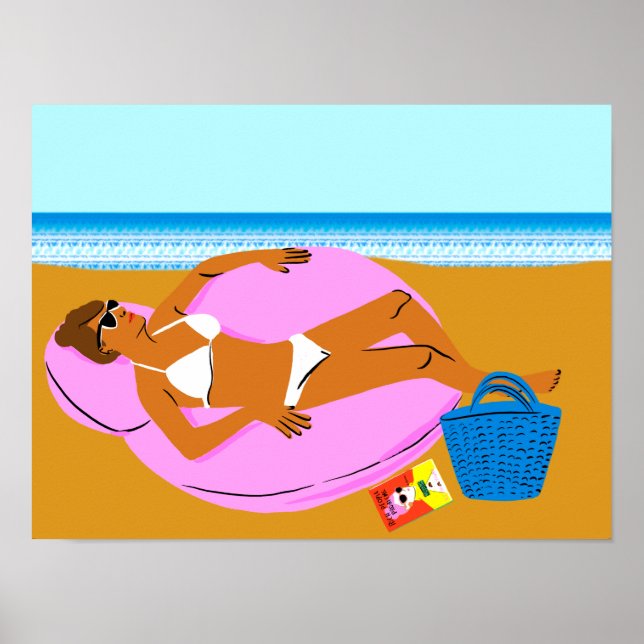 Poster Beachy Keen - Rosa (Frente)