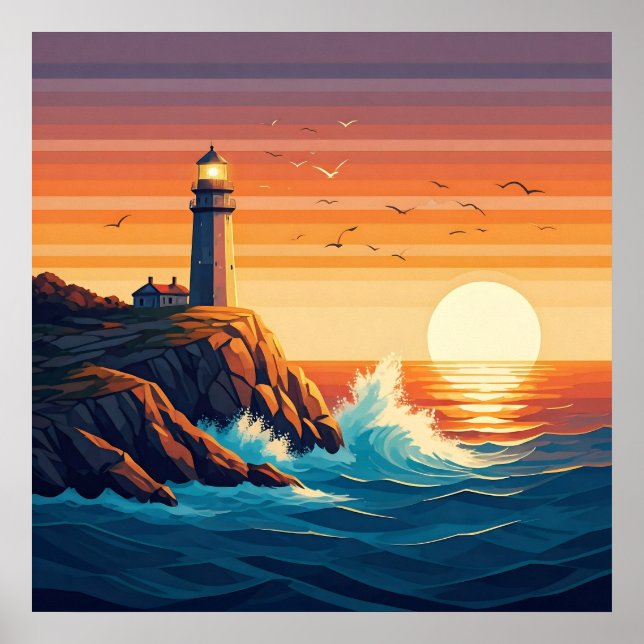 Poster Beacon costal (Frente)