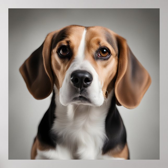 Poster Beagle Cute (Frente)