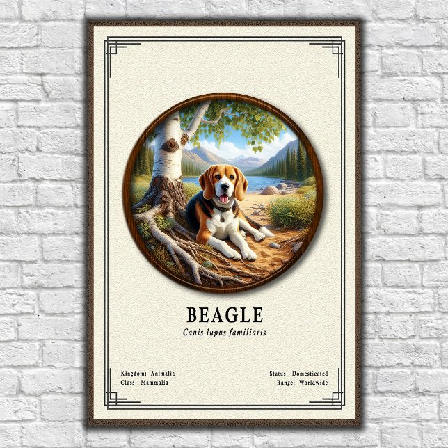 Poster Beagle Zoology Series (Criador carregado)