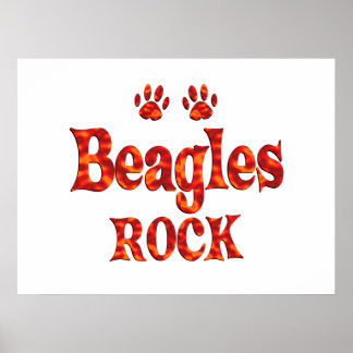 Póster Beagles Rock