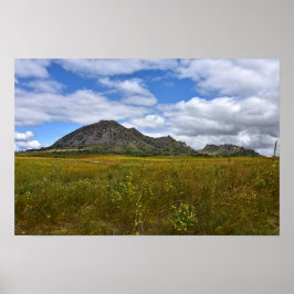 Poster Bear Butte, Dakota do Sul