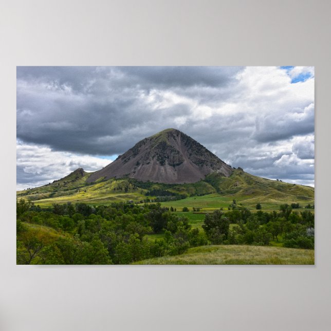 Poster Bear Butte, Dakota do Sul (Frente)