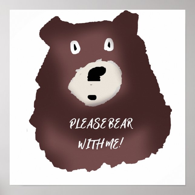 Poster Bear Comigo (Frente)
