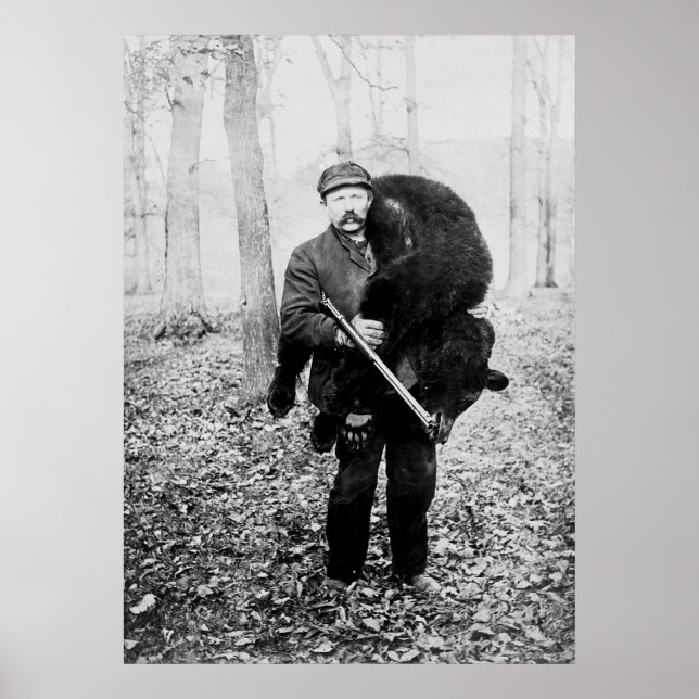 Poster Bear Hunter, 1909 (Frente)