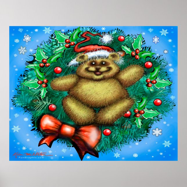 Poster Bear Natal (Frente)