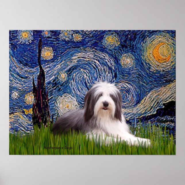 Póster Beardie 2 - Noite Estrelada (Frente)