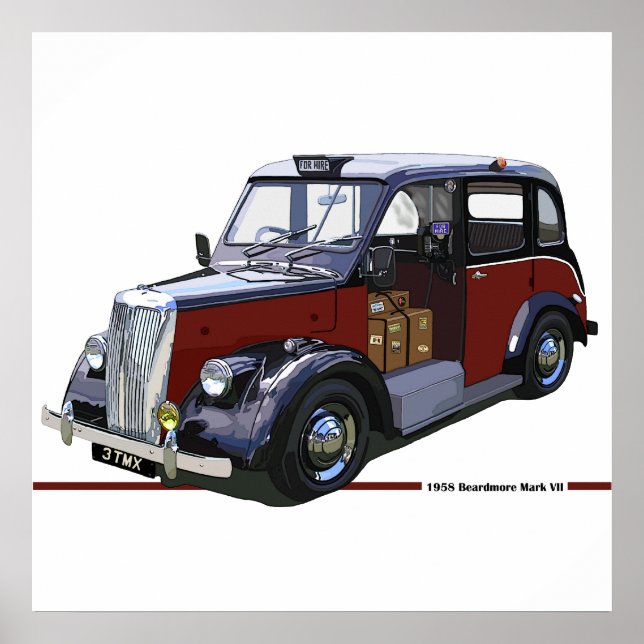 Póster Beardmore MkII Taxi (Frente)