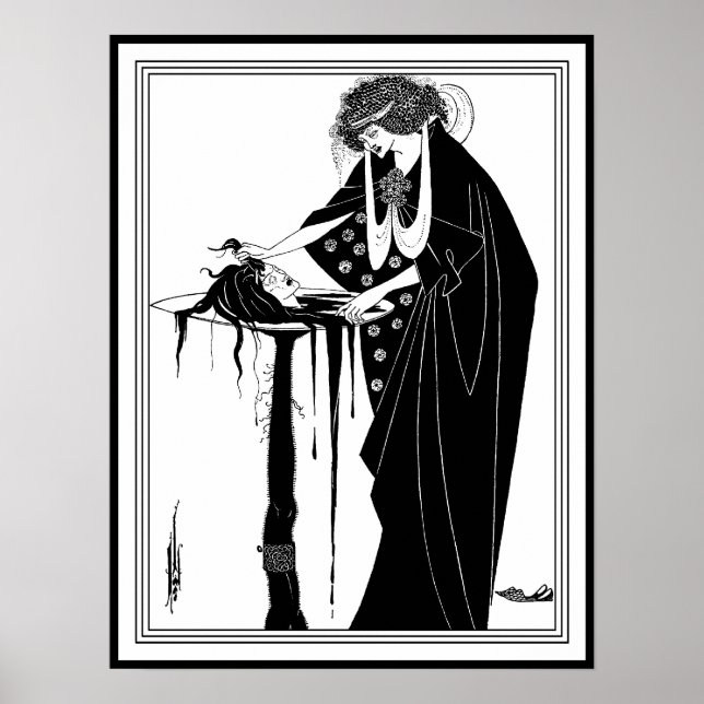 Poster Beardsley - Cabeça em um Púltimo: A Recompensa do  (Frente)