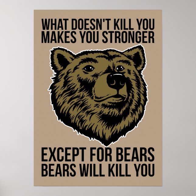 Poster Bears Vai Te Matar - Novidade Engraçada (Frente)