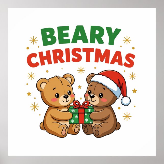 Poster Beary Christmas (Frente)