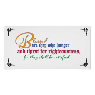 Póster Beatidão: Abençoados são aqueles que estão com fom