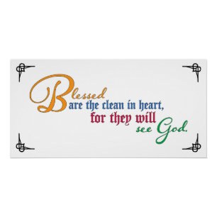 Póster Beatidão: Abençoados são os limpos de coração