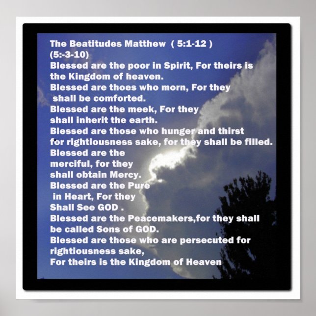Poster Beatitudes (Frente)