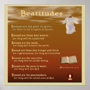 Poster Beatitudes