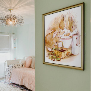 Poster Beatrix Potter do Conde de Peter Rabbit