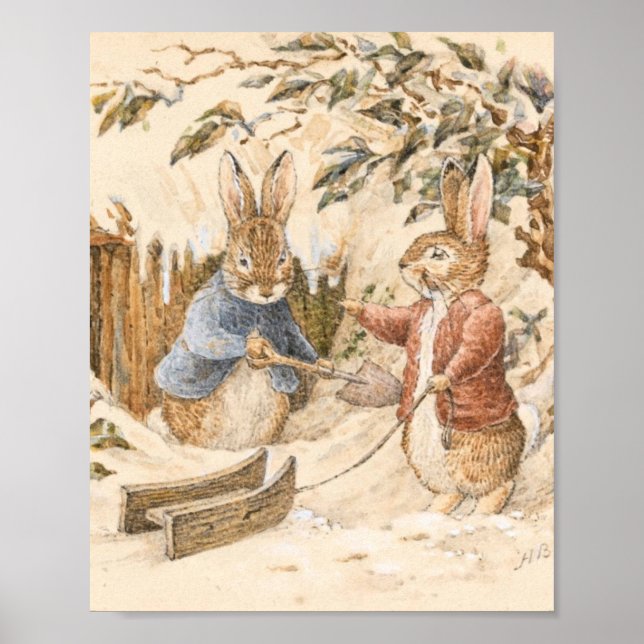 Poster Beatrix Potter Winter Season (Frente)