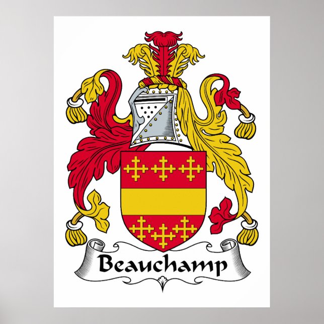 Póster Beauchamp Family Crest (Frente)