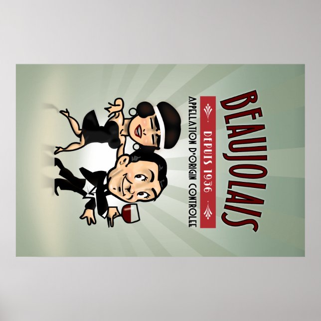 Poster Beaujolais Wine (Frente)