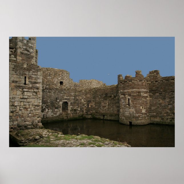 PÓSTER BEAUMARIS CASTLE. (Frente)