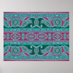 Poster Beautiful, arab, arabic, arabian, arabesque fabric