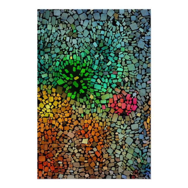 Póster Beautiful mosaic (Frente)