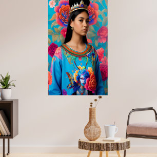 Poster Beautiful princess portrait