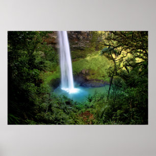 Póster Beautiful Water Fall