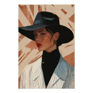 Póster beautiful woman