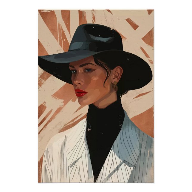 Póster beautiful woman (Frente)