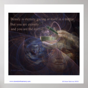 Póster Beauty is eternity