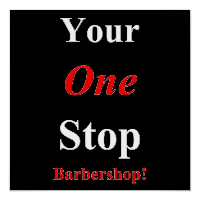 Póster Beauty Salon, salão de unhas, posters de barbearia (Frente)