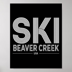 Poster Beaver Creek Ski Resort Eua Rocky Mountain America