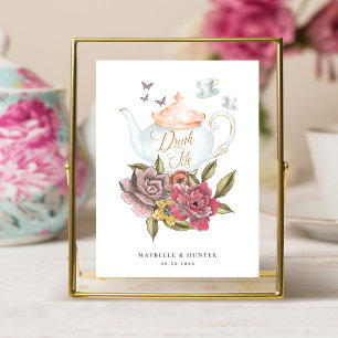 Poster Beba-me Vintage Alice No Partido Do Chá No País