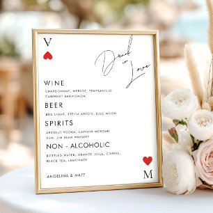 Poster Bebado De Vegas Casino No Amor Sinal De Bar De Cas