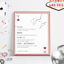 Poster Bebado De Vegas Casino No Amor Sinal De Bar De Cas