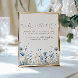 Poster Bebê Azul No Sangue, Belga De Flor Selvagem, Jogo